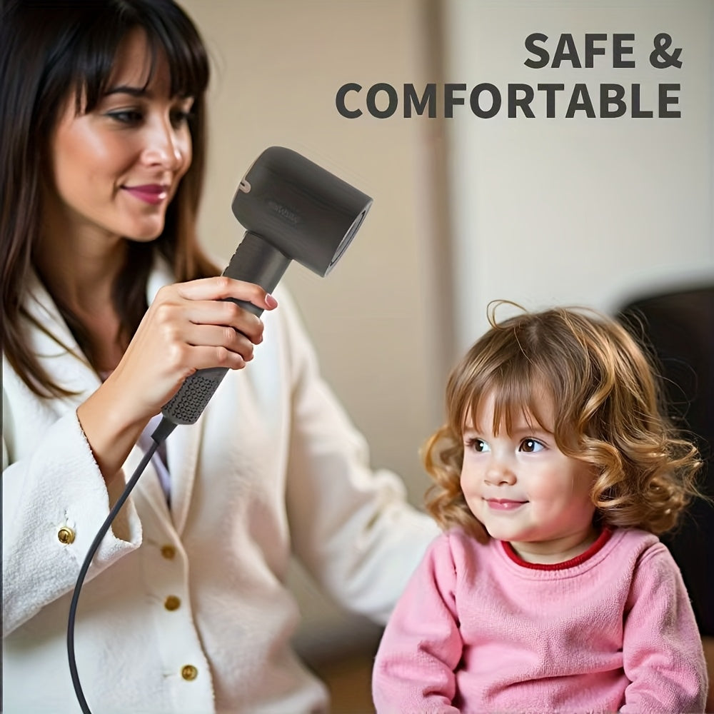 Negative Ion Hair Dryer, Professional High-speed Hair Dryer, Brushless Motor, Quick Hair Drying, 3 Speed Settings And 4 Temperature Options, Low Noise, Suitable for Home, Travel And Salon Use, The Perfect Gift for Women