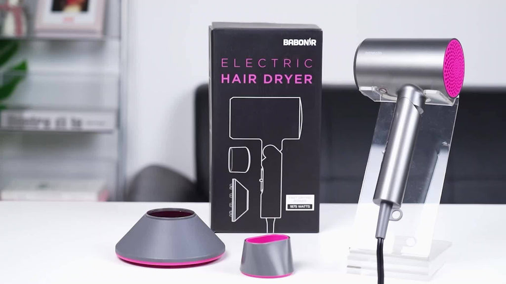 Quick-Drying Hair Dryer Featuring a Diffuser for Curly Hair, 1875W Professional Ionic Blow Dryer Suitable for Both Women And Men, Lightweight And Powerful Portable Hair Dryer Ideal for Travel, Perfect Gift for Friends And Partners